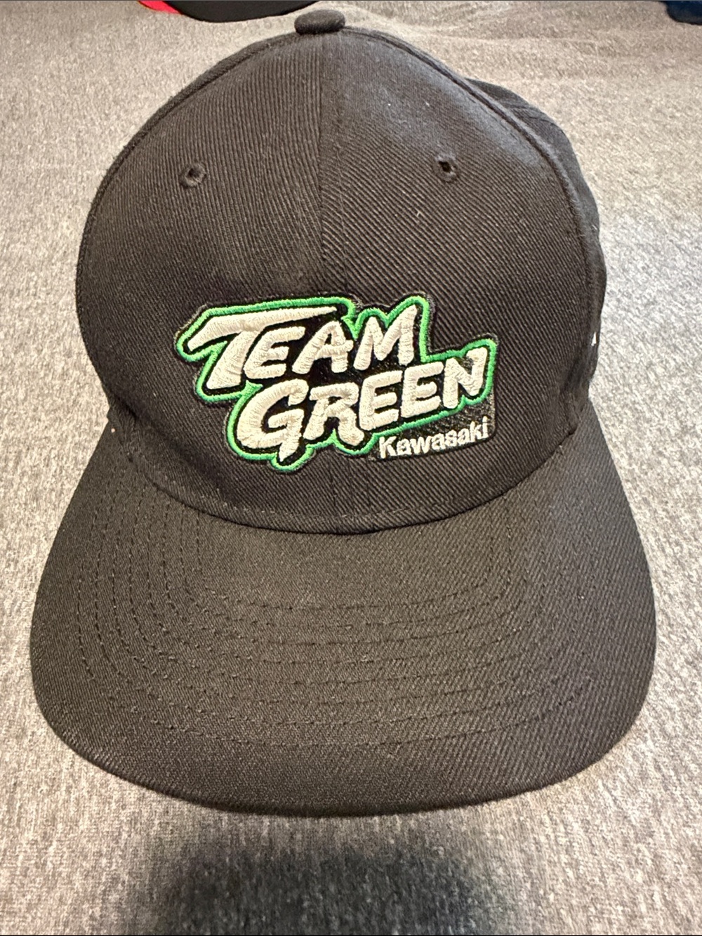 Kawasaki Team Green Black Hat